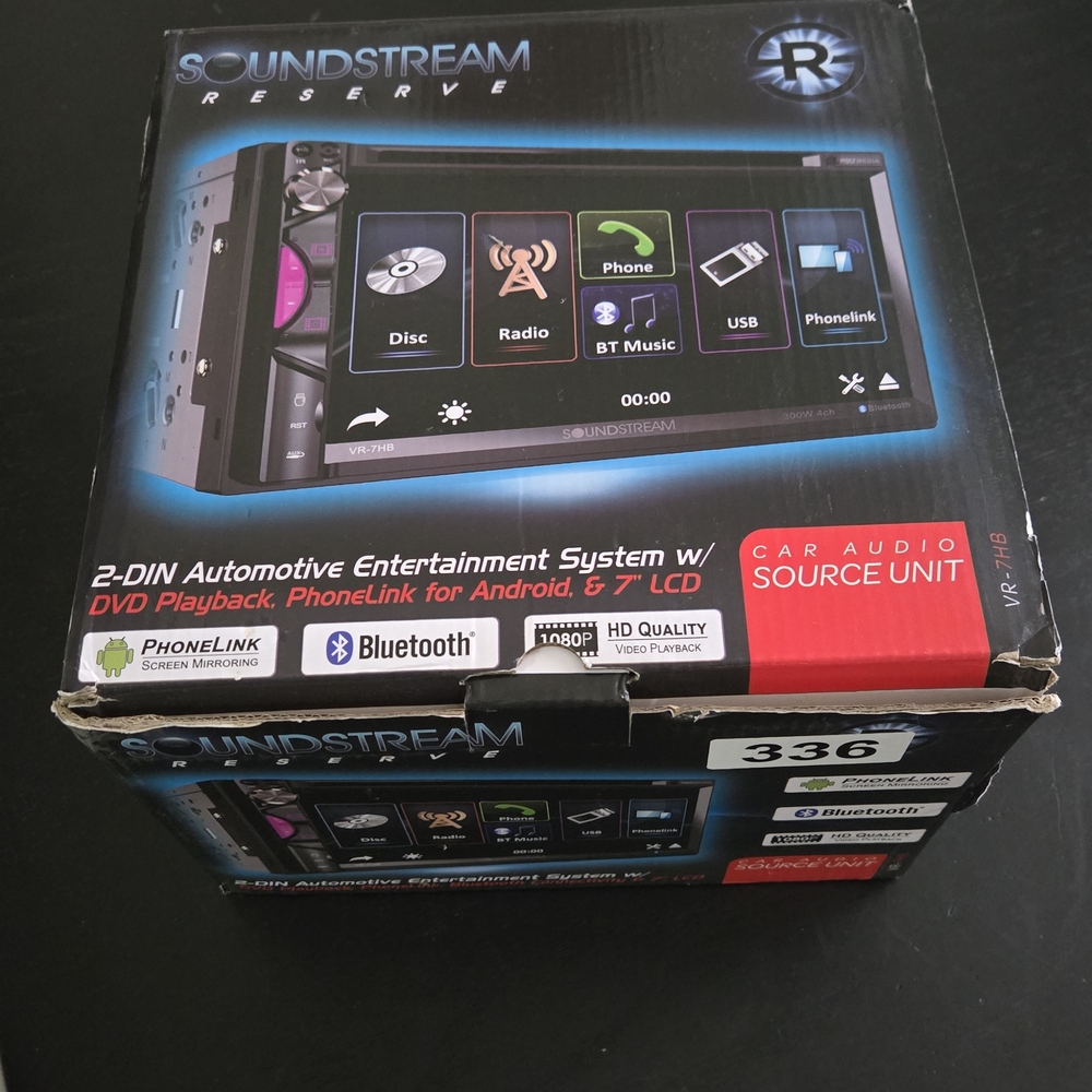 Reserve 2-DIN Automotive Entertainment System - Black